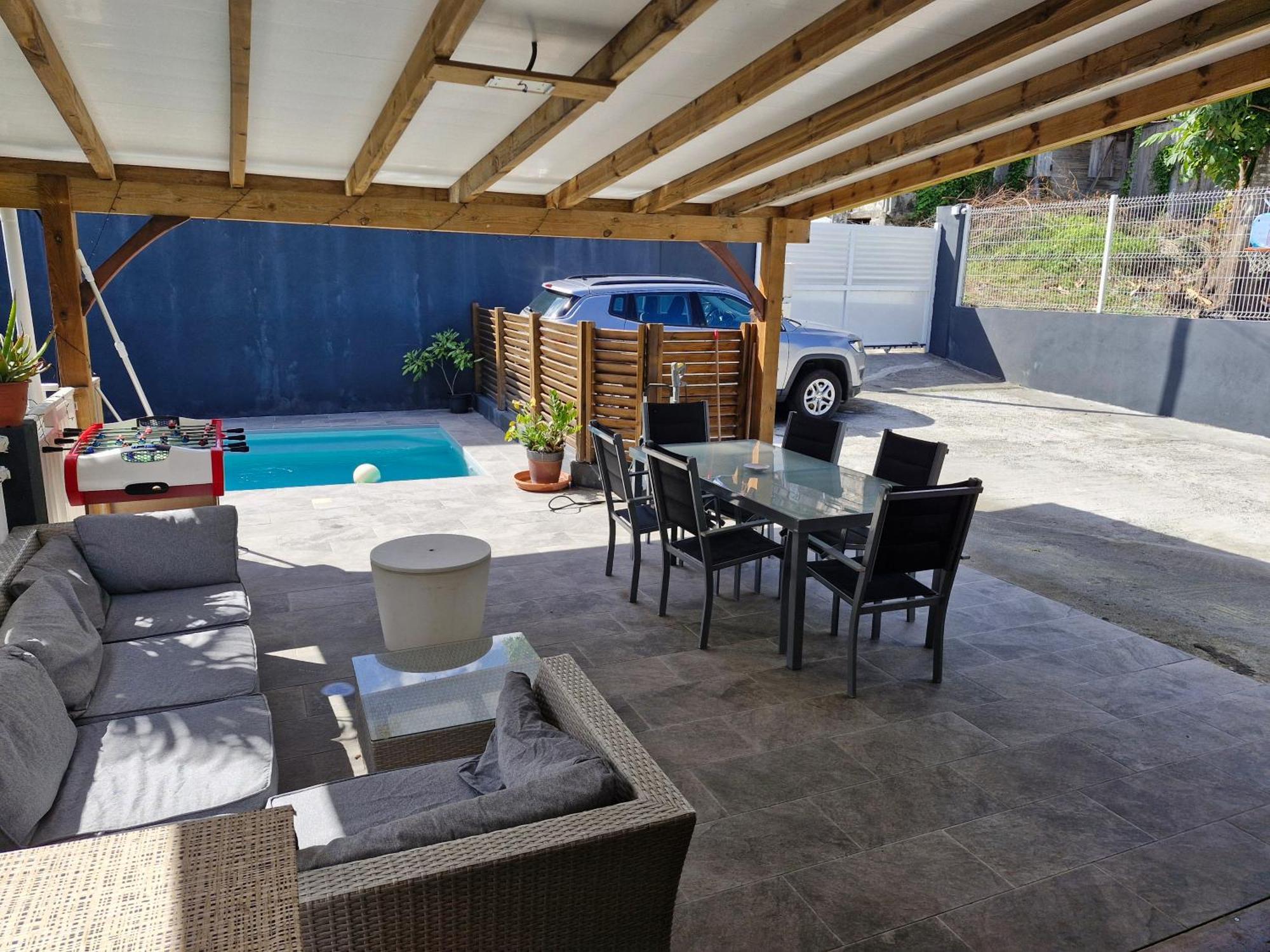 Chambre villa avec jardin très bien situé Fort-de-France Exterior foto